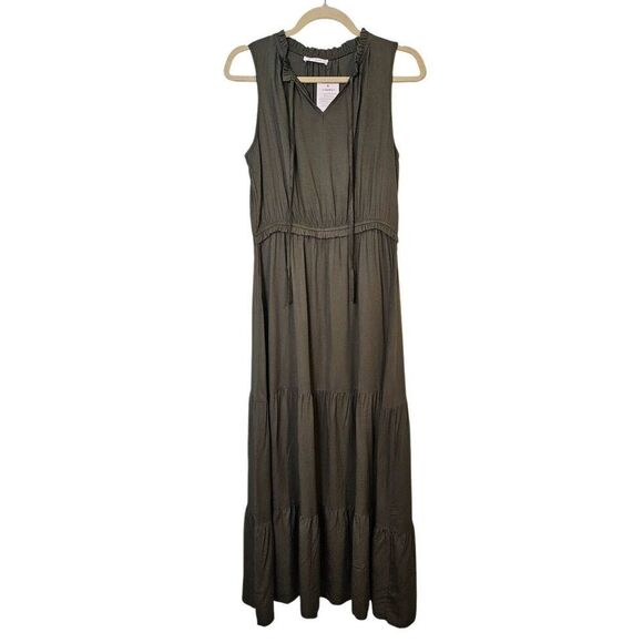Kirundo army green sleeveless maxi dress.  Size M.   NWT. - Picture 1 of 6